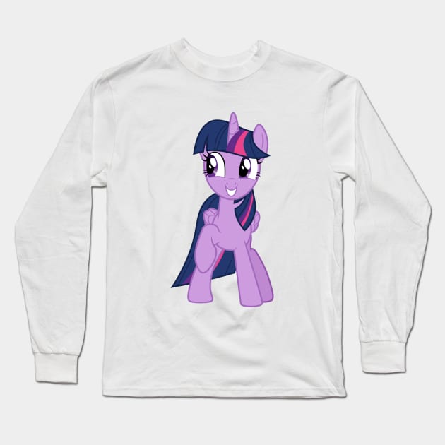 Twilight Sparkle is excited 3 Long Sleeve T-Shirt by CloudyGlow